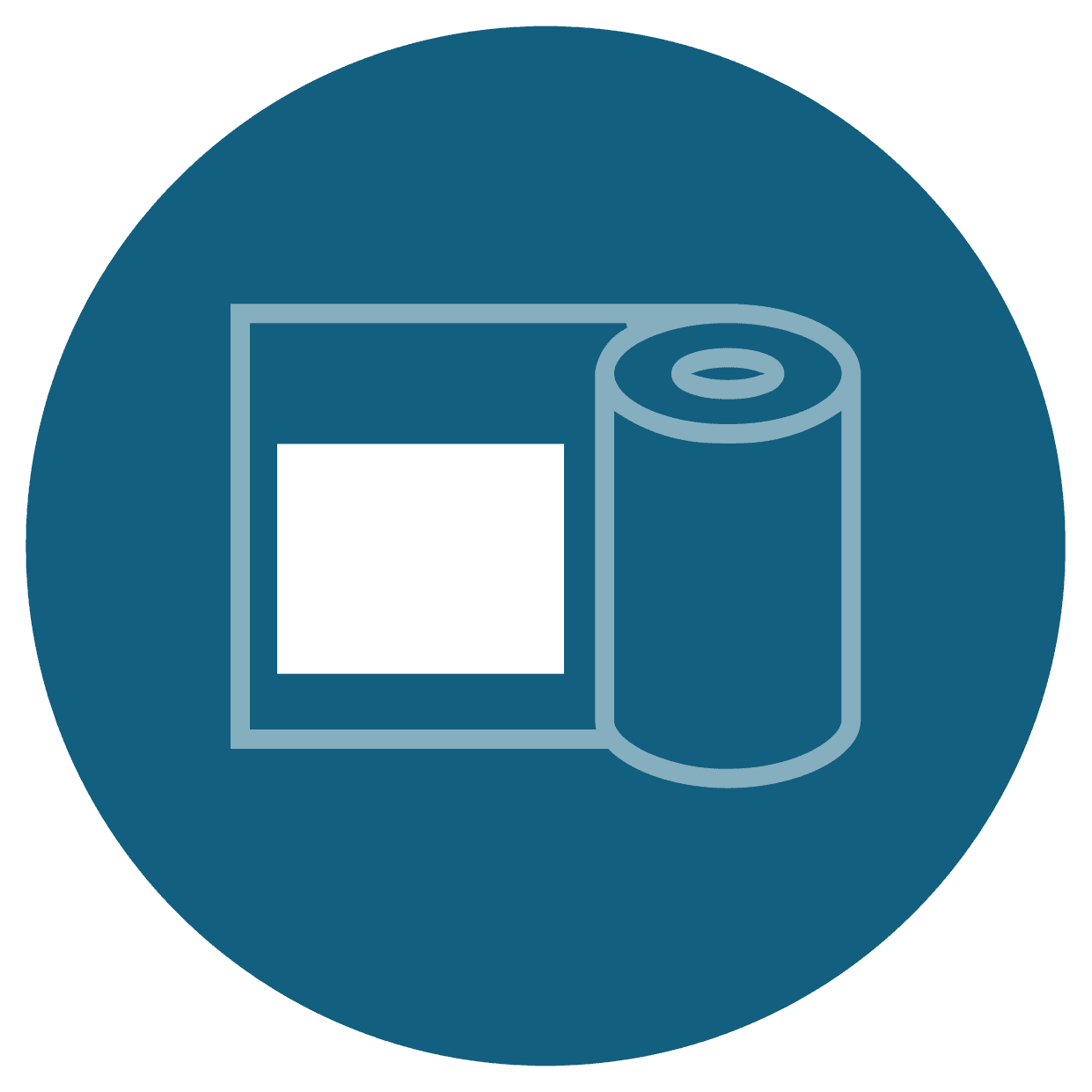 Icon of Self Adhesive Labels on Rolls