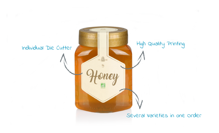 Honey Jar with tamper proof tab